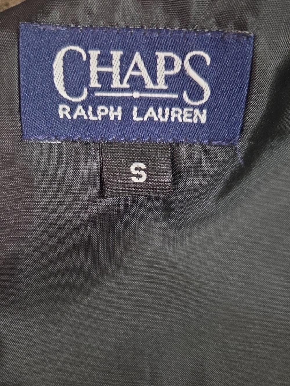 Chaps Men's Black & Gray Glen Plaid Vest - Picture 2 of 5